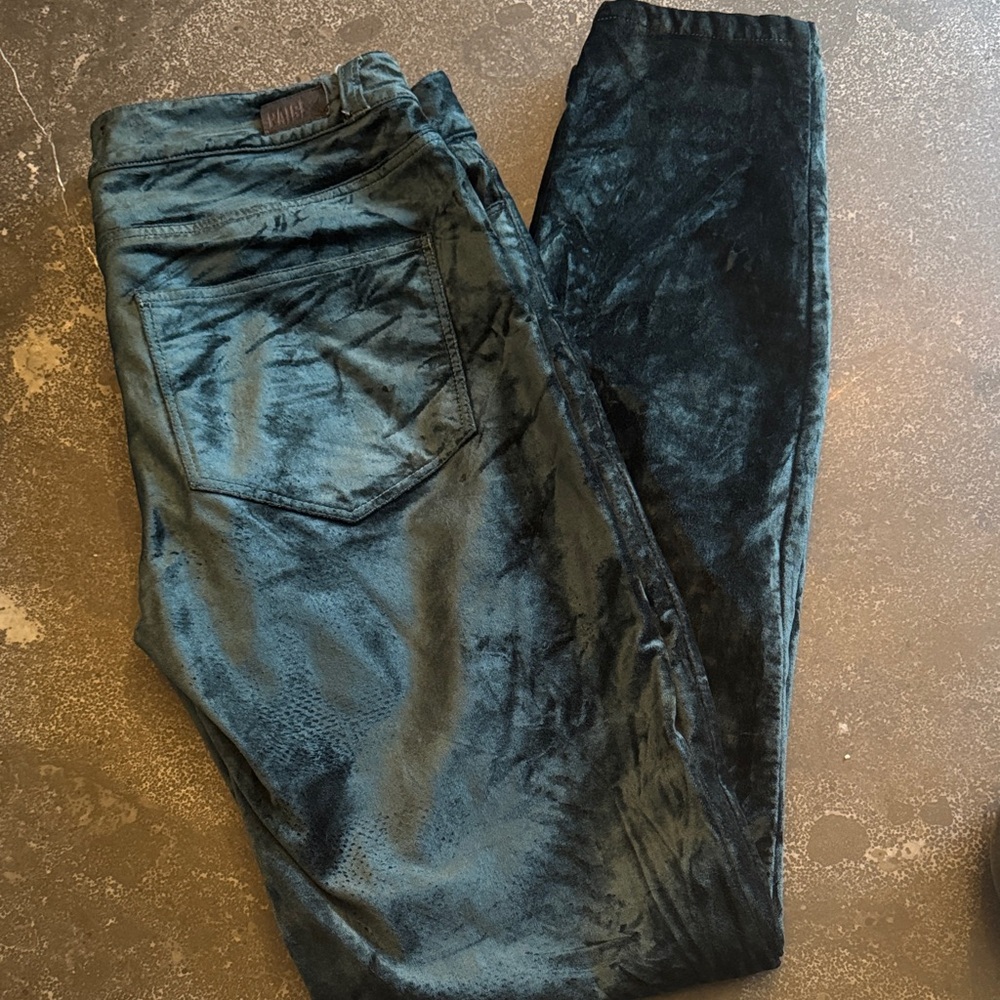 PAIGE verdugo ultra skinny velvet pant